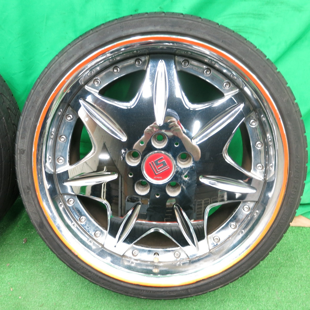 *送料無料* 4本価格！21年★WORK LS207 215/35R19 225/35R19 グリンランダー ENRI U08 VINMAX ACTIVE V02 ワーク PCD114.3/5H★4042306ナノ