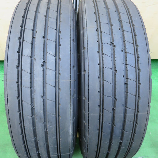 *送料無料* 新車外し！24年★トラック タイヤ 265/70R19.5 140/138J ブリヂストン R173 19.5インチ★4070703イノタ