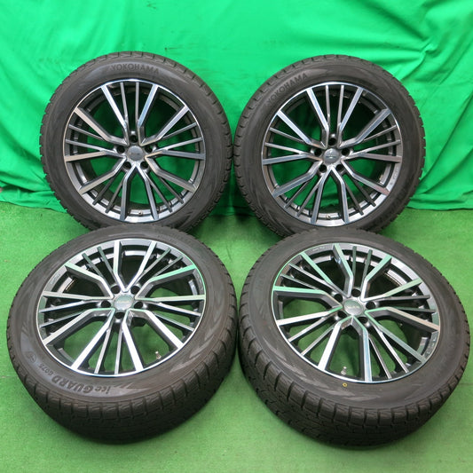 *送料無料* バリ溝！9.5分★ベンツ 等 MAK UNION 255/50R20 スタッドレス ヨコハマ アイスガード G075 20インチ PCD112/5H★4051504ナス