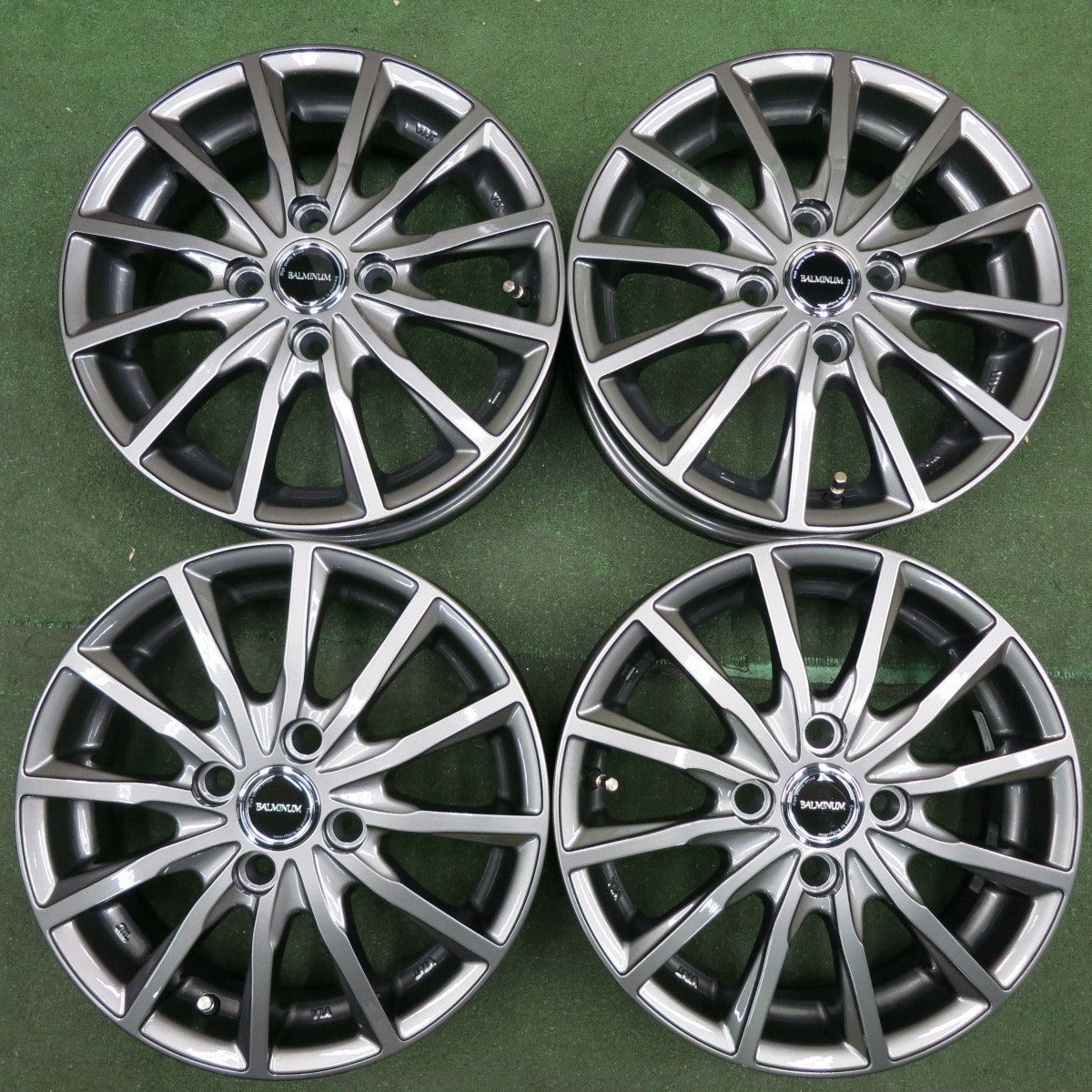 *送料無料* 未使用★BALMINUM バルミナ ホイール 14インチ 14×4.5J PCD100/4H★4063006HAホ