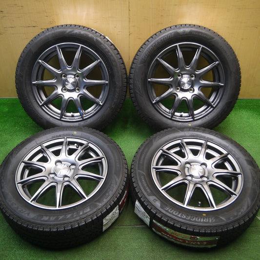 [送料無料] 未使用！21年★スタッドレス 185/60R15 ブリヂストン ブリザック VRX3 Humanline ヒューマンライン 15インチ PCD100/4H★5011717Hス