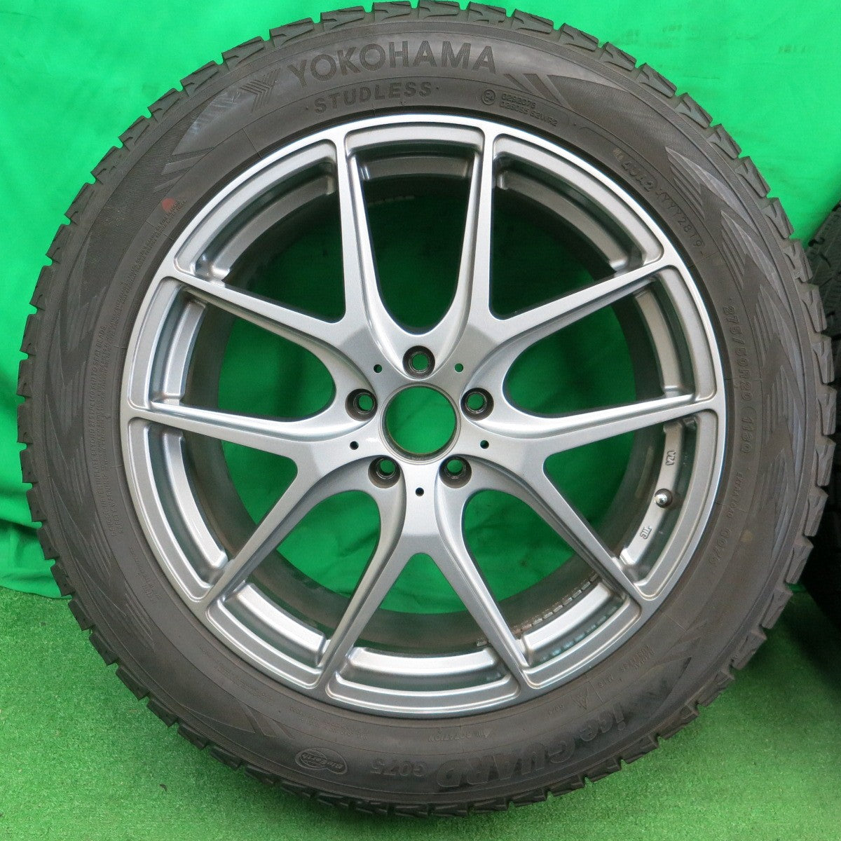 *送料無料* バリ溝！キレイ！9分★ベンツ GLE 用 EuroForsch 275/50R20 スタッドレス ヨコハマ アイスガード G075 ユーロフォルシュ PCD112/5H★4051501ナス