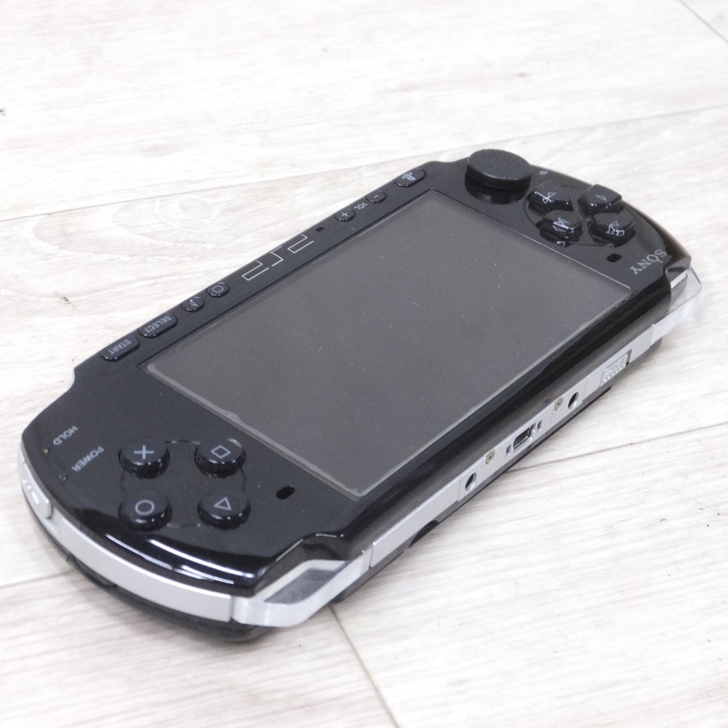 [送料無料] 付属品付き◆SONY Playstation Portable PSP 黒 PSP-3000 モンスターハンター サード カセット バッテリー 付き プレイステーション ポータブル◆