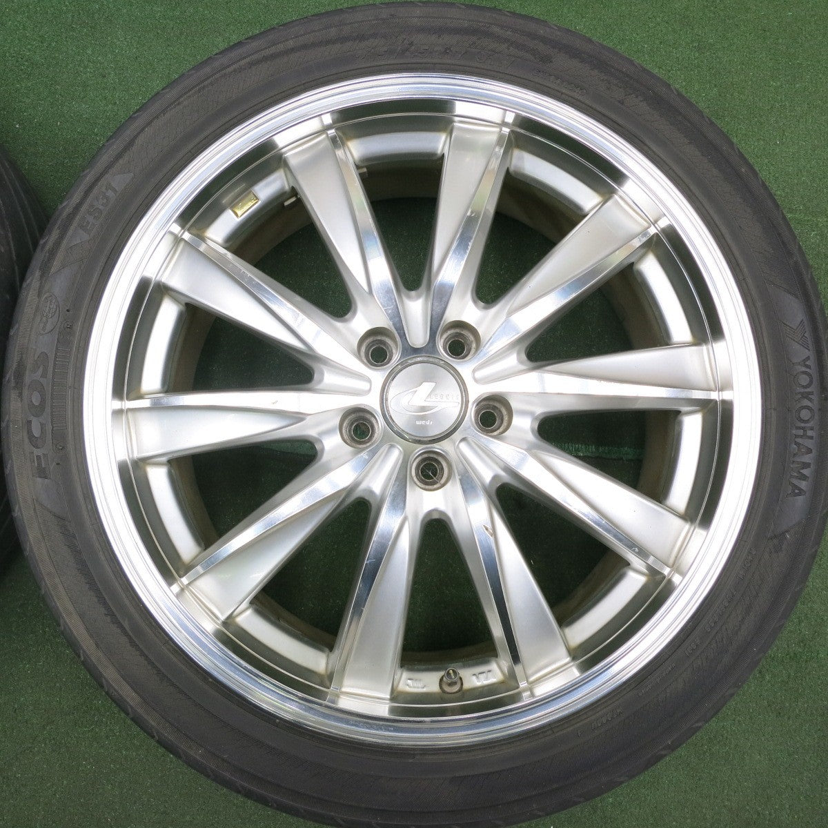 *送料無料* 4本価格★プリウス 等 LEONIS CX 215/45R17 weds ヨコハマ エコス ES31 レオニス 17インチ PCD100/5H★4061101HAノ