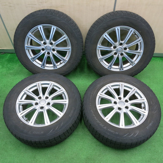 [送料無料] キレイ★スタッドレス 225/65R17 トーヨー ウインター トランパス MK4α MiLLOUS ミルアス 17インチ PCD114.3/5H★4101105NJス