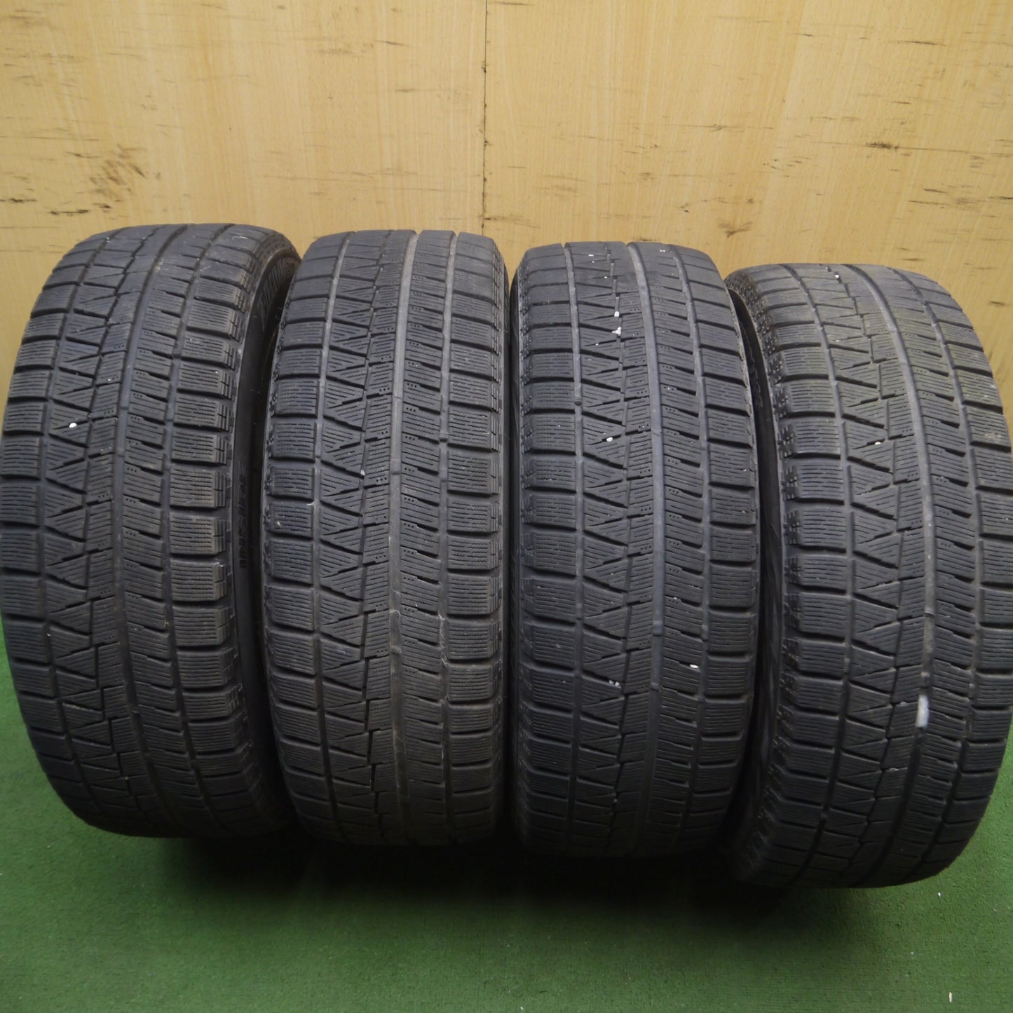 *送料無料* 4本価格★プジョー 206 S16 純正 195/55R16 スタッドレス ブリヂストン ブリザック REVO GZ 16インチ PCD108/4H★4051307Hス