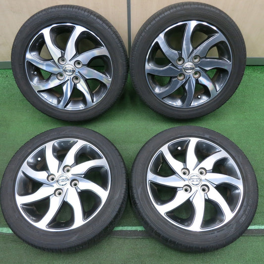 *送料無料* 4本価格！20年★日産 ルークス 純正 165/55R14 グッドイヤー EfficientGrip ECO hybrid EG01 14インチ PCD100/4H★4041002TNノ