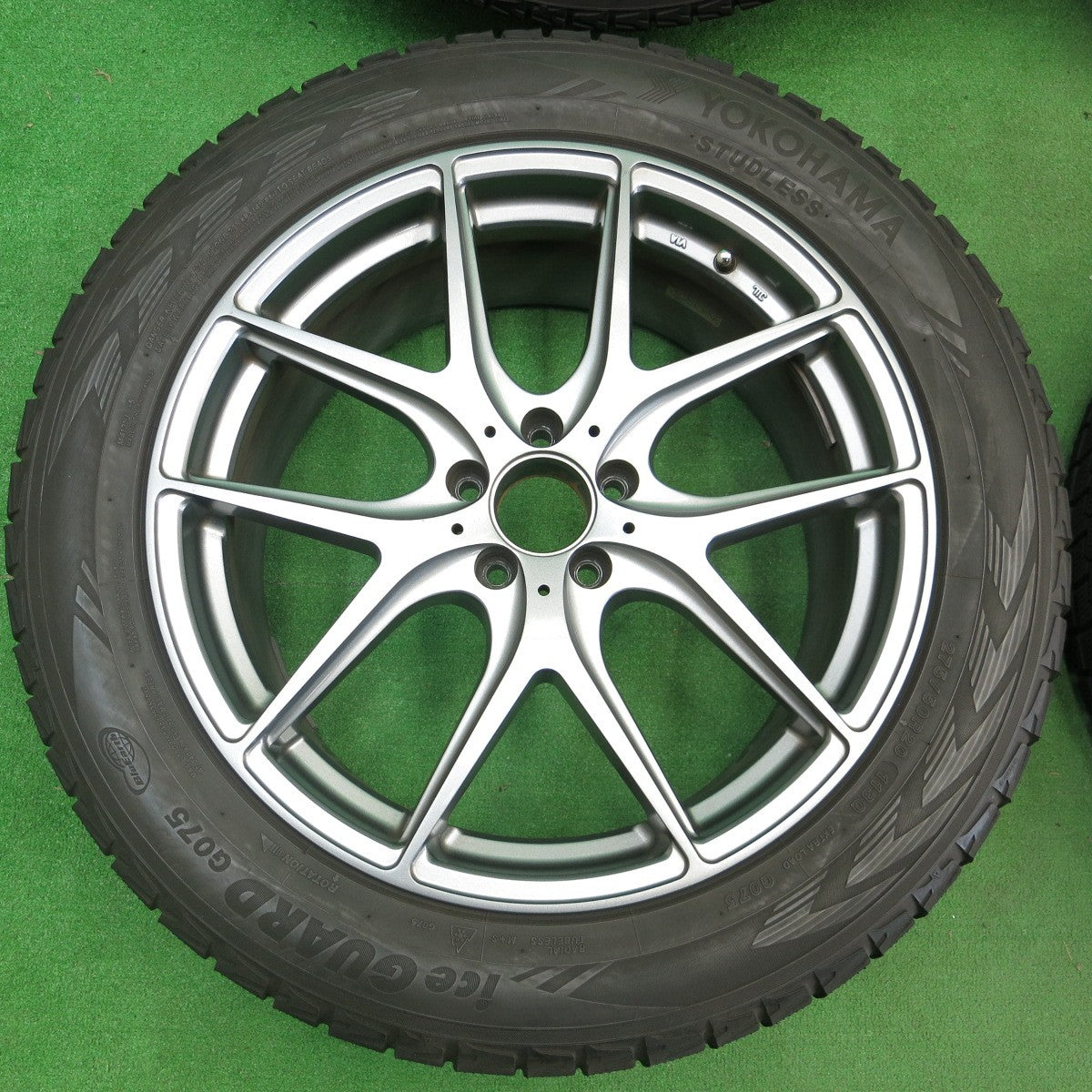 *送料無料* バリ溝！キレイ！9分★ベンツ GLE 用 EuroForsch 275/50R20 スタッドレス ヨコハマ アイスガード G075 ユーロフォルシュ PCD112/5H★4051501ナス