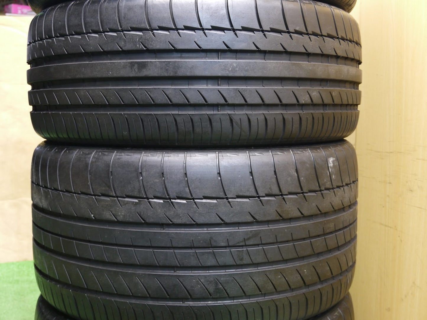 *送料無料* ４本価格 キレイ★ポルシェ 等 BBS タイプ 235/40R18 295/30R18 ミシュラン パイロット スポーツ N4 社外 アルミ★2030201クノ