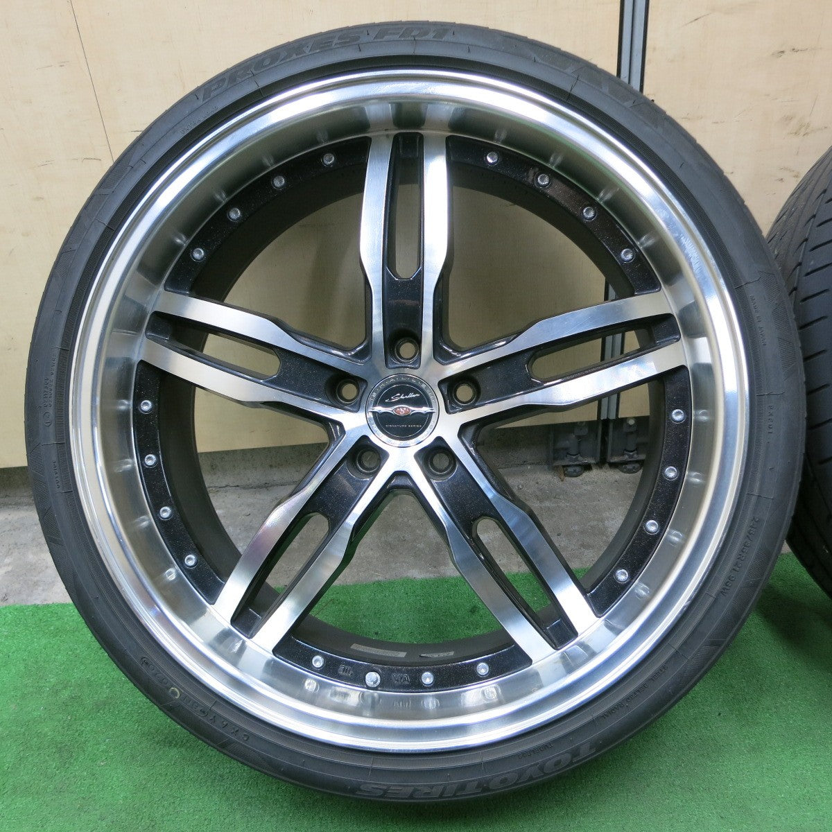 *送料無料* 4本価格！21年★Shallen XF-55 AME 245/35R21 トーヨー プロクセス FD1 シャレン 21インチ PCD114.3/5H★4080204ナノ