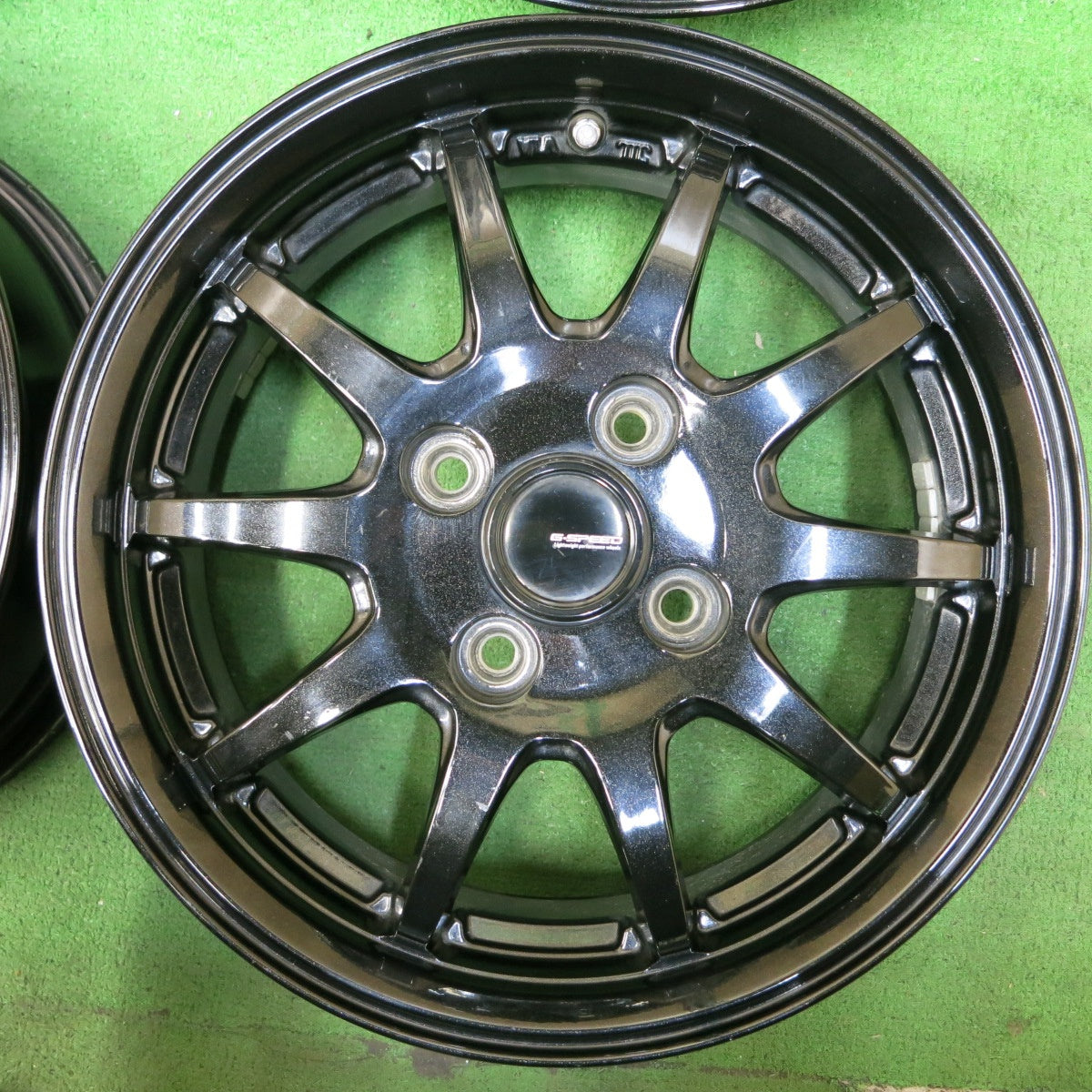 *送料無料* 4本価格★G-SPEED 14インチ ホイール 14×4.5J Gスピード PCD100/4H★4090503SYホ