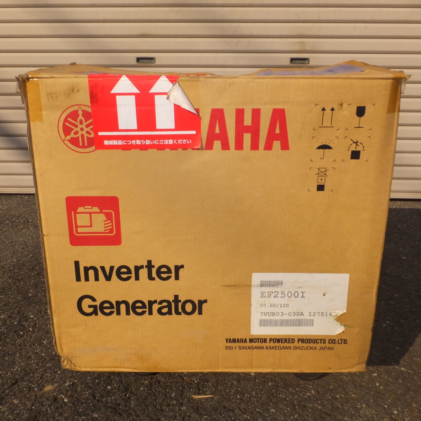 [送料無料] 岐阜発★ヤマハ YAMAHA 携帯発電機 Inverter Generator EF2500i　2.5kVA オープン型 インバータ発電機★