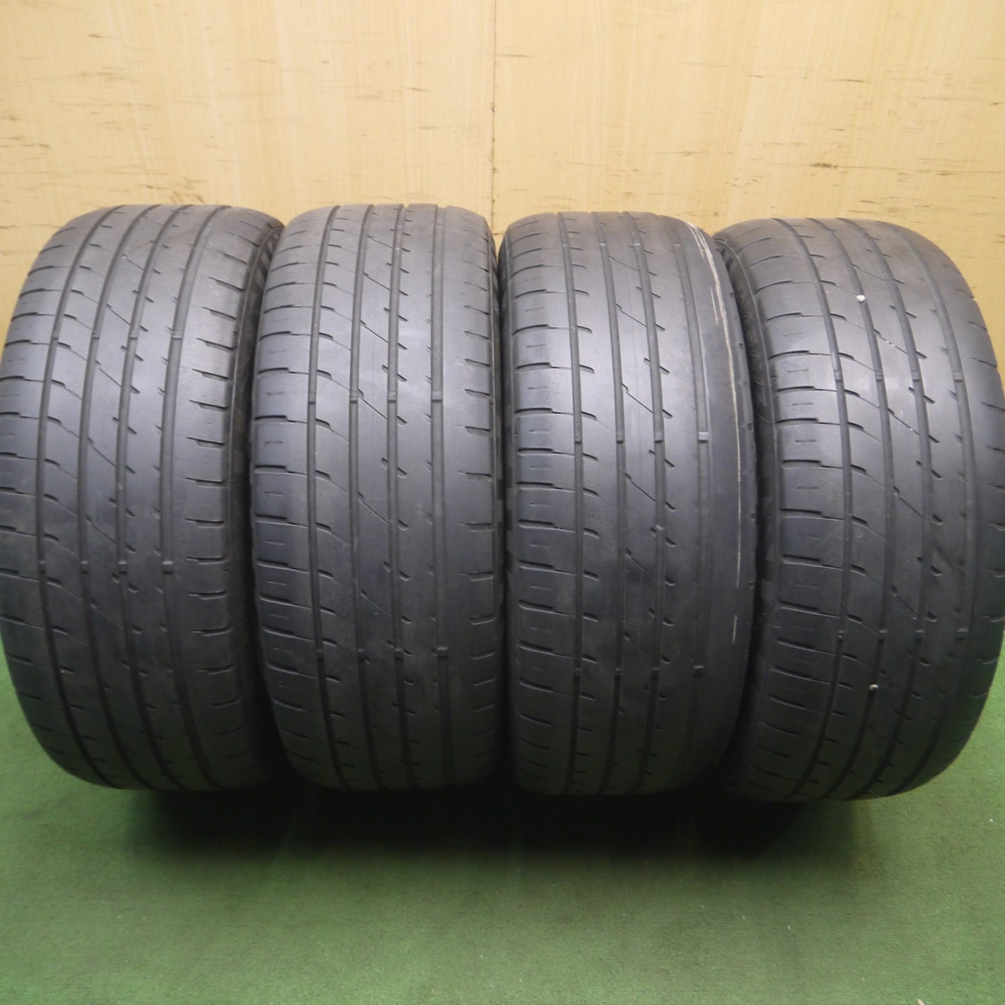 *送料無料* 4本価格★トヨタ 20系 アルファード ヴェルファイア 純正 235/50R18 ダンロップ エナセーブ RV504 18インチ★1041902ヨノ