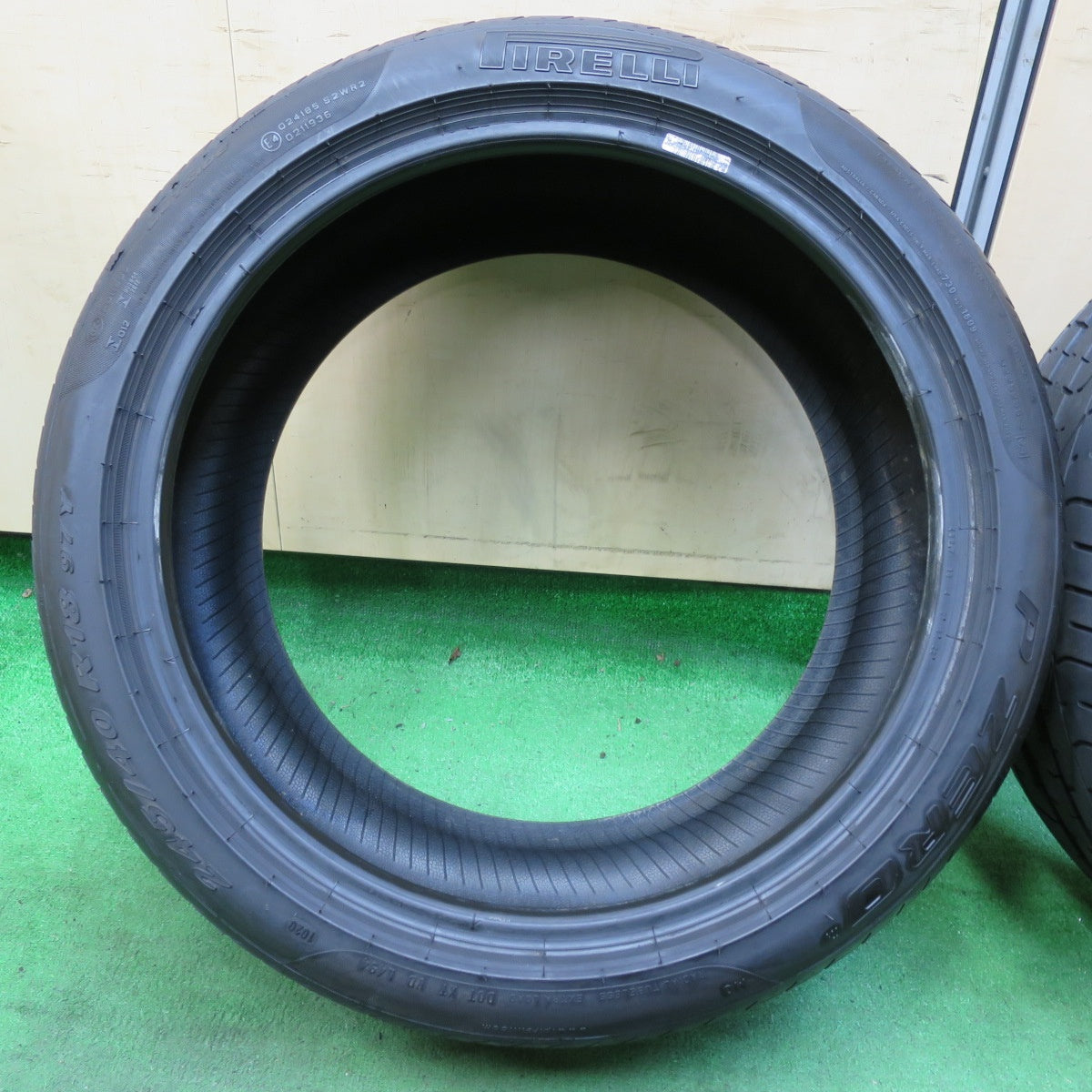 *送料無料* バリ溝！21年！9分★245/40R18 ハイフライ HF805 ピレリ PZERO タイヤ 18インチ レクサス スカイライン ランエボ ソアラ 等★4070810イノタ