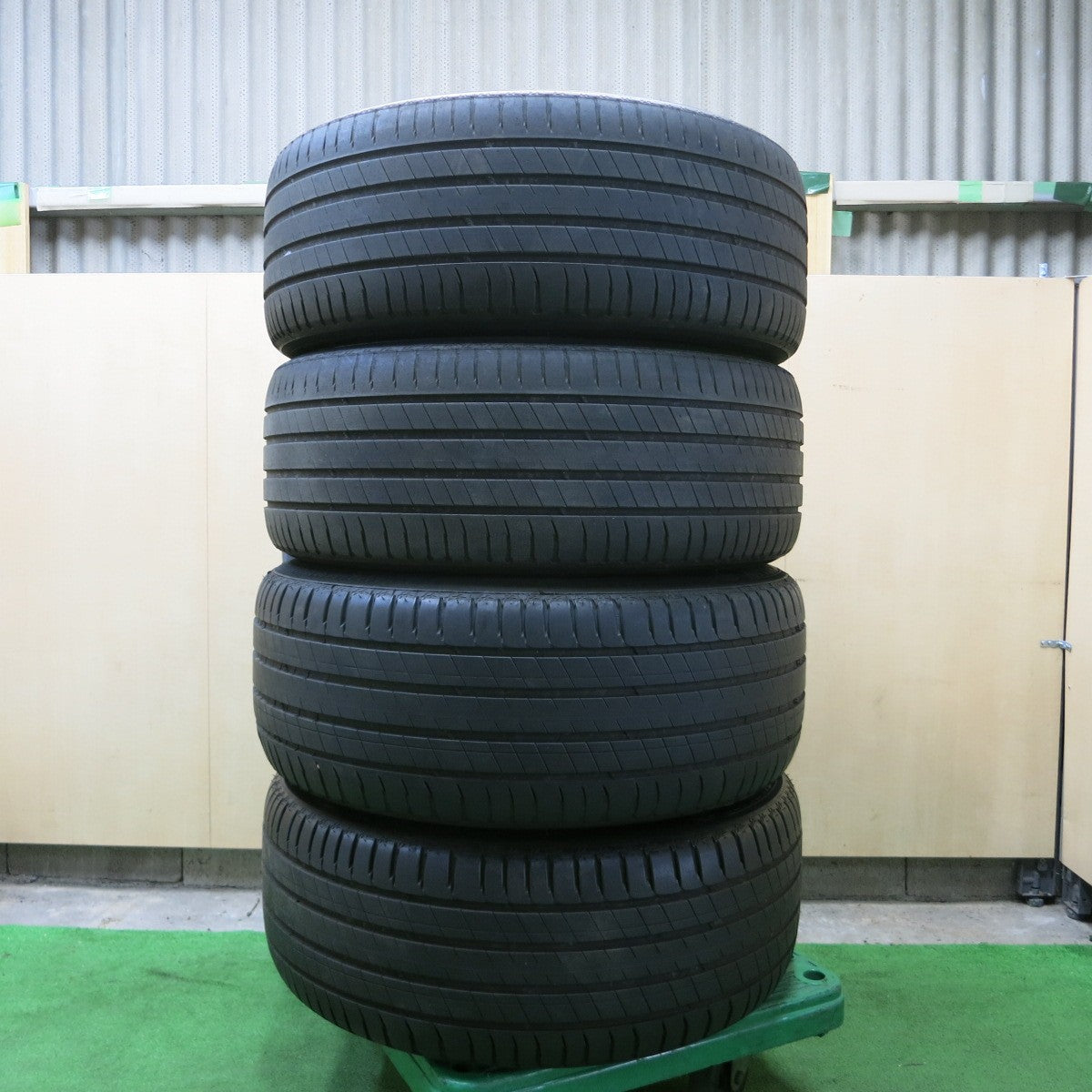 *送料無料* バリ溝！8.5分★テスラ モデルX 純正 255/45R20 275/45R20 ミシュラン LATITUDE Sport3 20インチ PCD120/5H★4060804ナノ