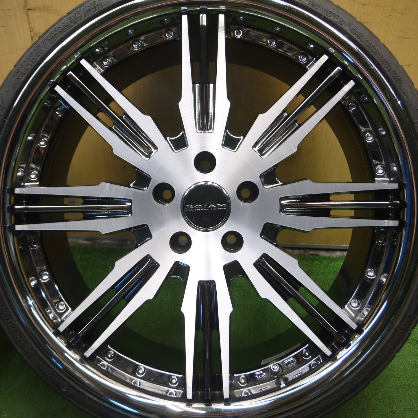 *送料無料* 2本価格★ROJAM 225/30R20 デリンテ サンダー D7 ニットー NEO テク GEN ロジャム 20インチ PCD114.3/5H★4040107Hノ