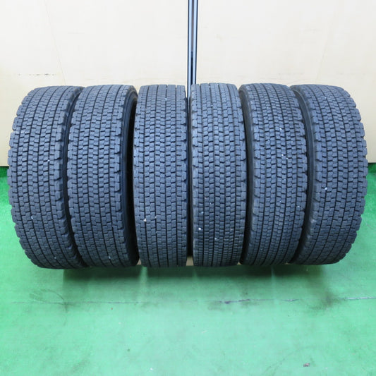 *送料無料* バリ溝！22年！9分★トラック タイヤ 225/80R17.5 123/122L スタッドレス ブリヂストン W900 17.5インチ★4070705イスタ