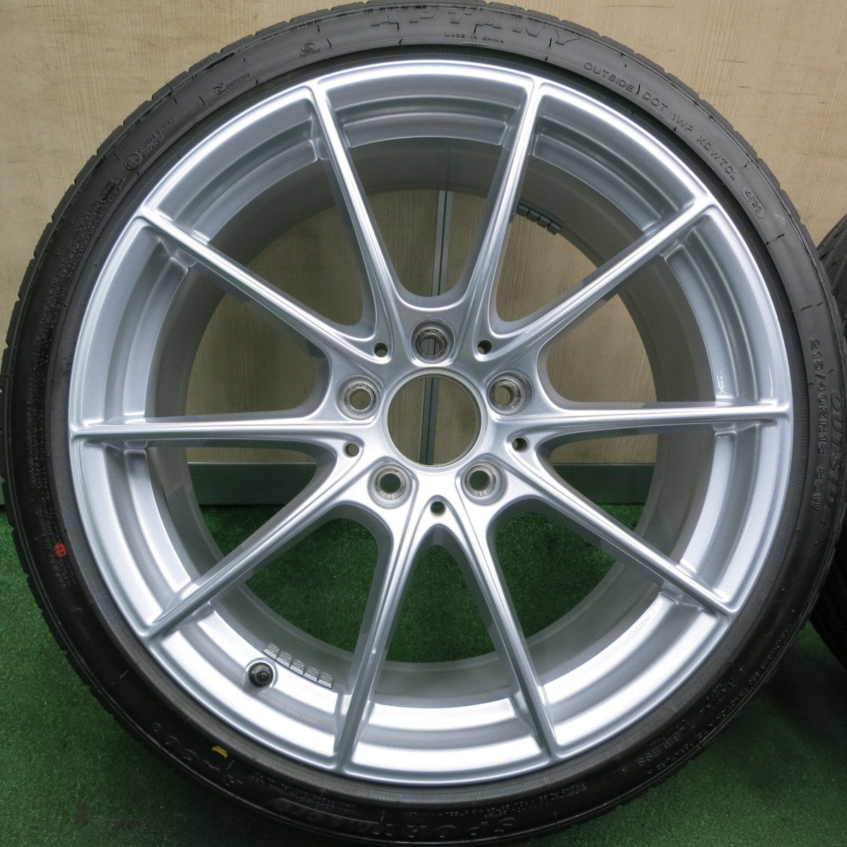 *送料無料* タイヤのみ未使用！23年！キレイ★ベンツ W223 Sクラス 純正 215/40R18 アプタニー SPORT macro RA301 18インチ PCD112/5H★4042008HAノ