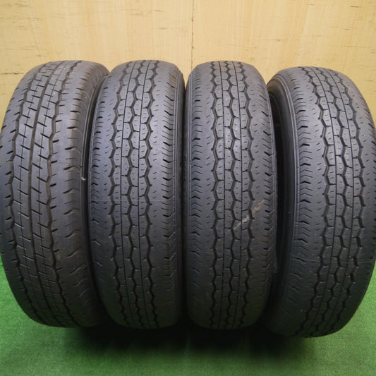 [送料無料] ほぼ未使用！22年★195/80R15 107/105N ダンロップ SP175N ブリヂストン エコピア RD613 タイヤ 15インチ ハイエース キャラバン等★4120308Hノタ