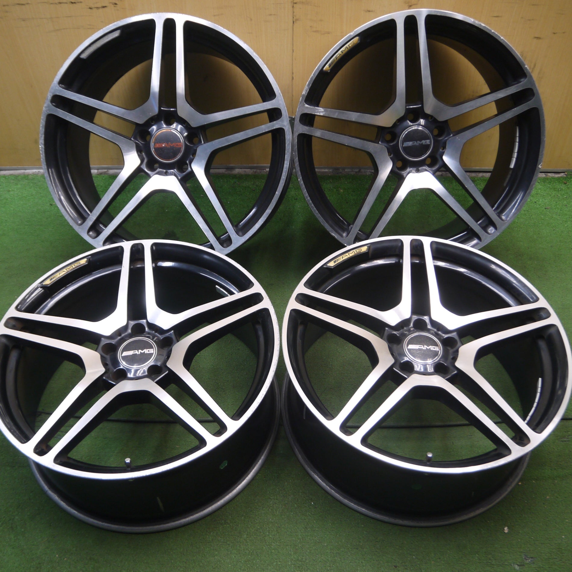 *送料無料* 4本価格★ベンツ AMG 純正 タイプ ホイール 20インチ 20×8.5J 20×9.5J PCD112/5H★4061907Hホ