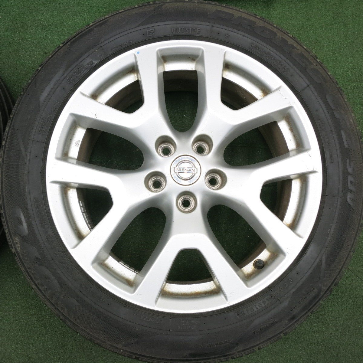 *送料無料* 4本価格★日産 T31 エクストレイル 純正 225/55R18 トーヨー プロクセス CF2 SUV 18インチ  PCD114.3/5H★4062601HAノ