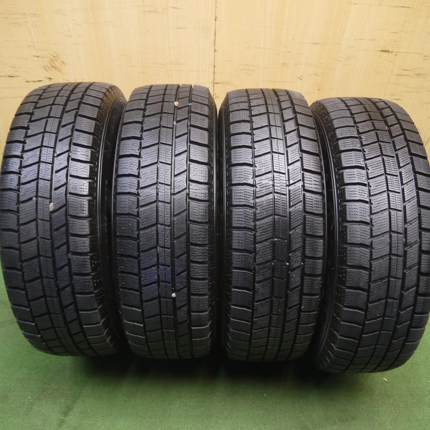 *送料無料* 超バリ溝！22年！キレイ！ほぼ10分★スタッドレス 195/65R15 オートバックス ノーストレック N5 MANARAY SPORT マナレイスポーツ PCD114.3/5H★4032705Hス