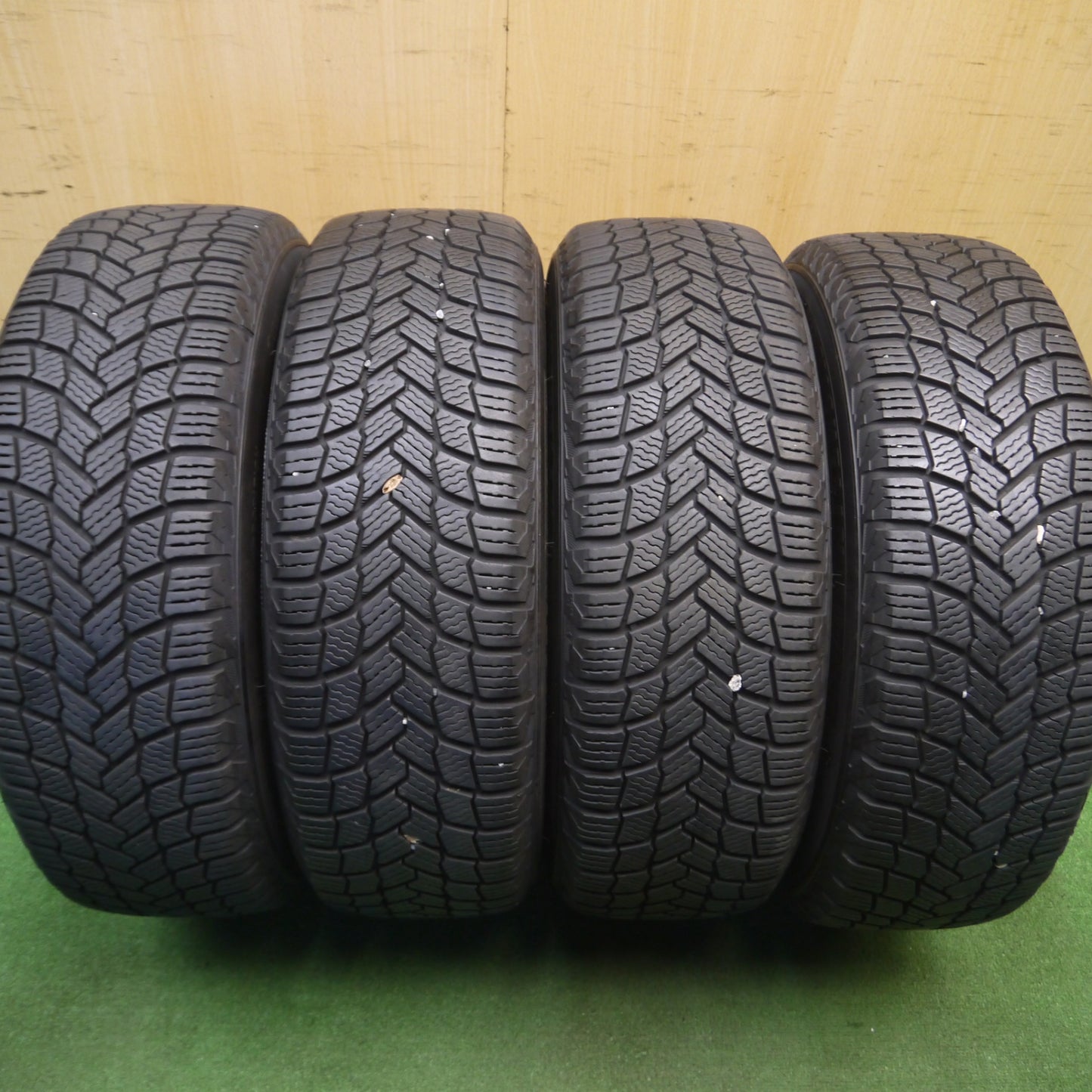 [送料無料] バリ溝！21年！キレイ！9分★スタッドレス 195/65R15 ミシュラン X-ICE SNOW NIRVANA NV ニルバーナ ニルヴァーナ 15インチ PCD114.3/5H★5012105Hス