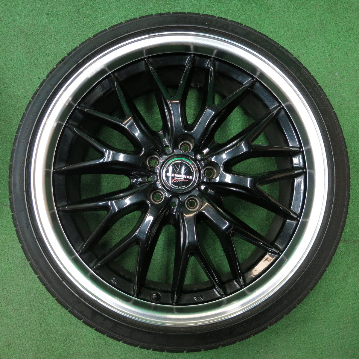 *送料無料* キレイ！22年★ロクサーニ マルチフォルケッタ2 SP Spector BADX 225/35R19 245/35R19 ニルバーナ F205 PCD114.3/5H★4052505ナノ