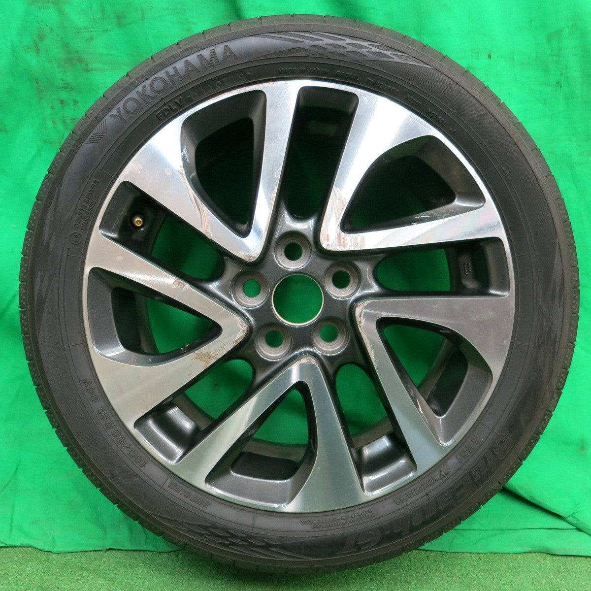 *送料無料* バリ溝！9.5分★トヨタ シエンタ 純正 195/50R16 ヨコハマ BluEarth-GT AE51 ブルーアース 16インチ PCD100/5H★4051806ナノ