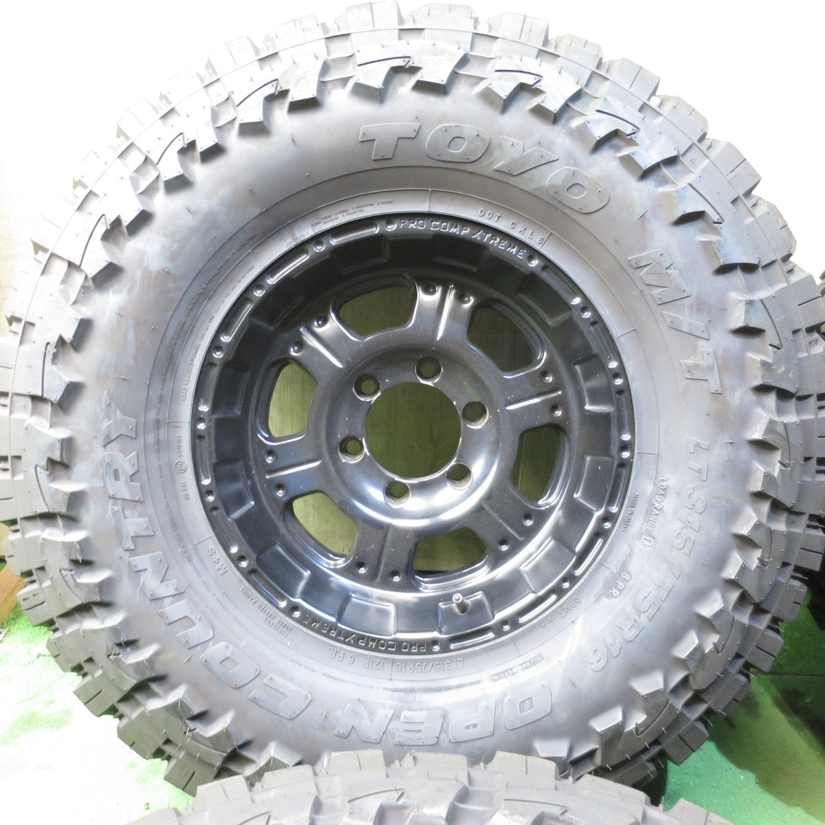 *送料無料* バリ溝！22年！9.5分★PRO COMP XTREME 315/75R16 トーヨー オープン カントリー プロコンプ エクストリーム  PCD139.7/6H★4050101クノ