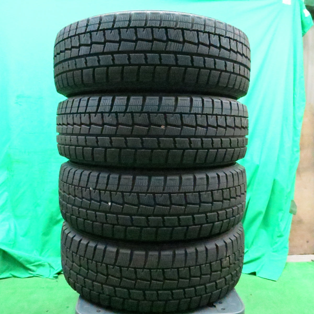 *送料無料* バリ溝！9.5分以上★スタッドレス 185/65R15 ダンロップ ウインターマックス WM01 GMach 15インチ PCD100/4H★4050418ナス