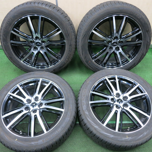 *送料無料* バリ溝！21年！キレイ！9.5分★スタッドレス 225/50R18 ヨコハマ アイスガード iG70 AXEL アクセル 18インチ PCD114.3/5H★4042802NJス