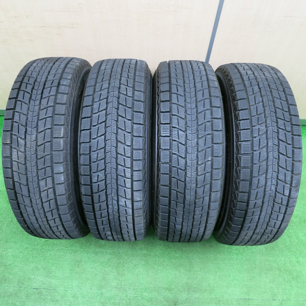 [送料無料] バリ溝！21年！キレイ！9.5分★スタッドレス 225/65R17 ダンロップ ウインターマックス SJ8 G-SPEED Gスピード 17インチ PCD114.3/5H★4102804NJス