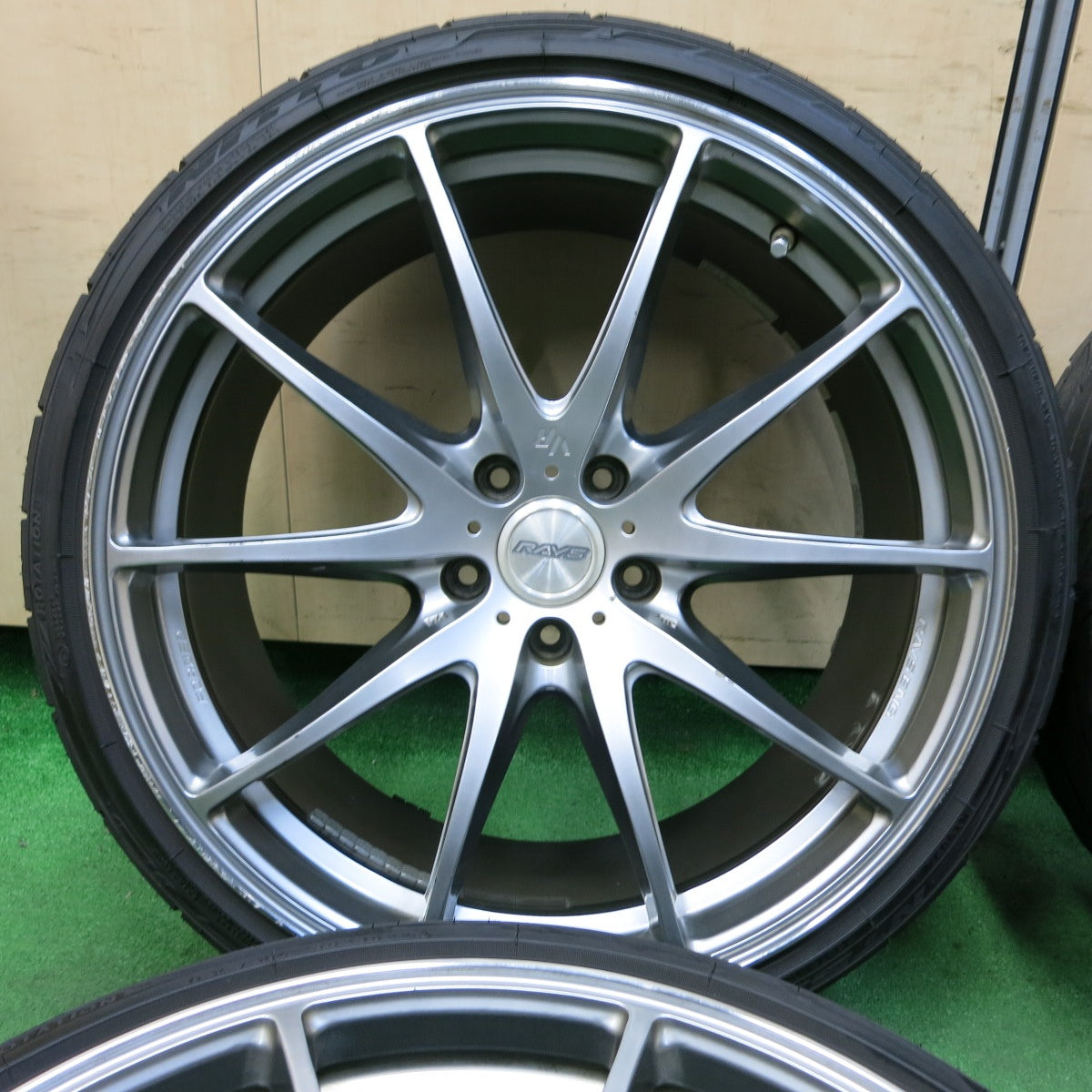 *送料無料* バリ溝！22年！9分★RAYS VOLK RACING G25 Limited Edition 225/35R20 245/35R20 ニットー NT555 G2 レイズ 20インチ PCD114.3/5H★4082006SYノ