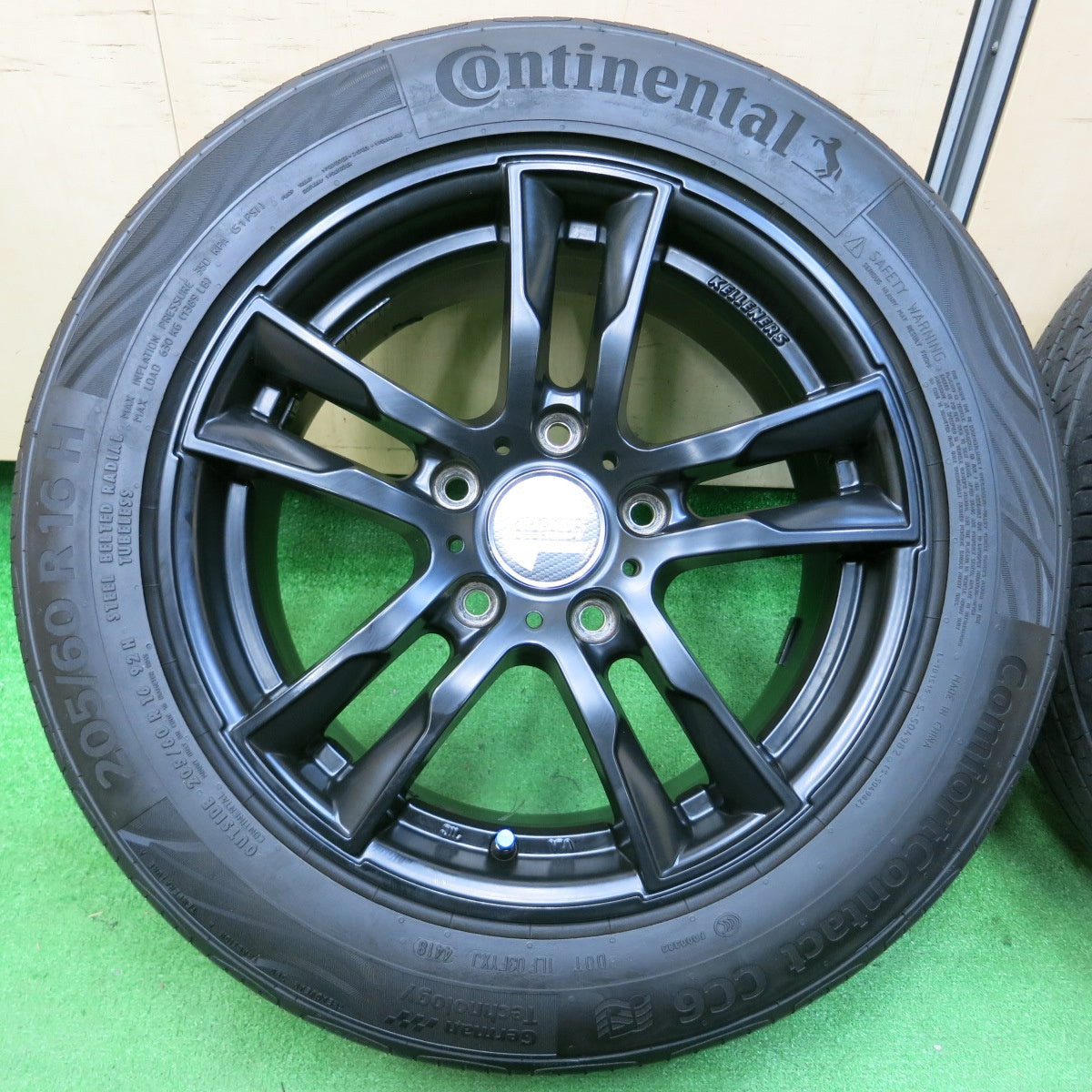 *送料無料* キレイ★BMW等 KELLENERS Sport 205/60R16 コンチネンタル コンフォートコンタクト CC6 ケレナーズスポーツ PCD120/5H★4033005イノ