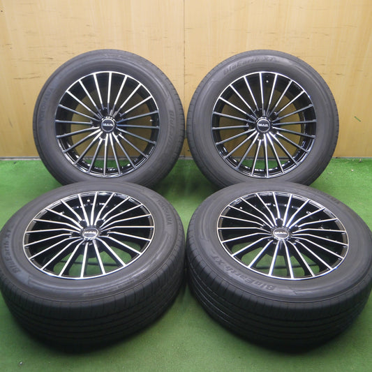 *送料無料* バリ溝！21年！キレイ！8.5分★アルファロメオ ステルヴィオ 等 MAK ARESE 235/60R18 ヨコハマ BluEarth-XT AE61 18インチ アレーゼ PCD110/5H★4050106Hノ