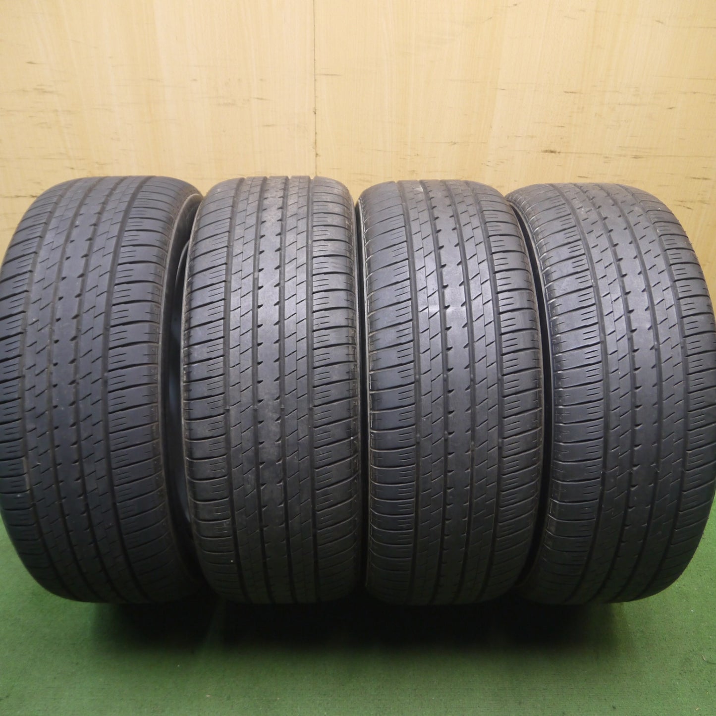 *送料無料* バリ溝！キレイ！9分★レクサス LS 純正 235/50R18 ブリヂストン トランザ ER33 18インチ PCD120/5H★4070201Hノ