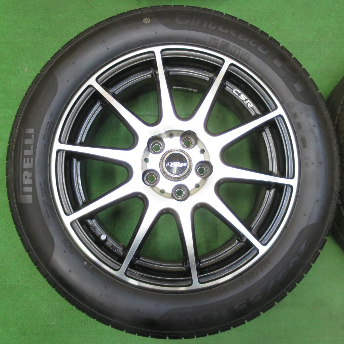 *送料無料* バリ溝！21年！9.5分★インプレッサ 等 205/55R16 ピレリ Cinturato P1 X CROSS SPEED PREMIUM クロススピード PCD100/5H★4062106イノ