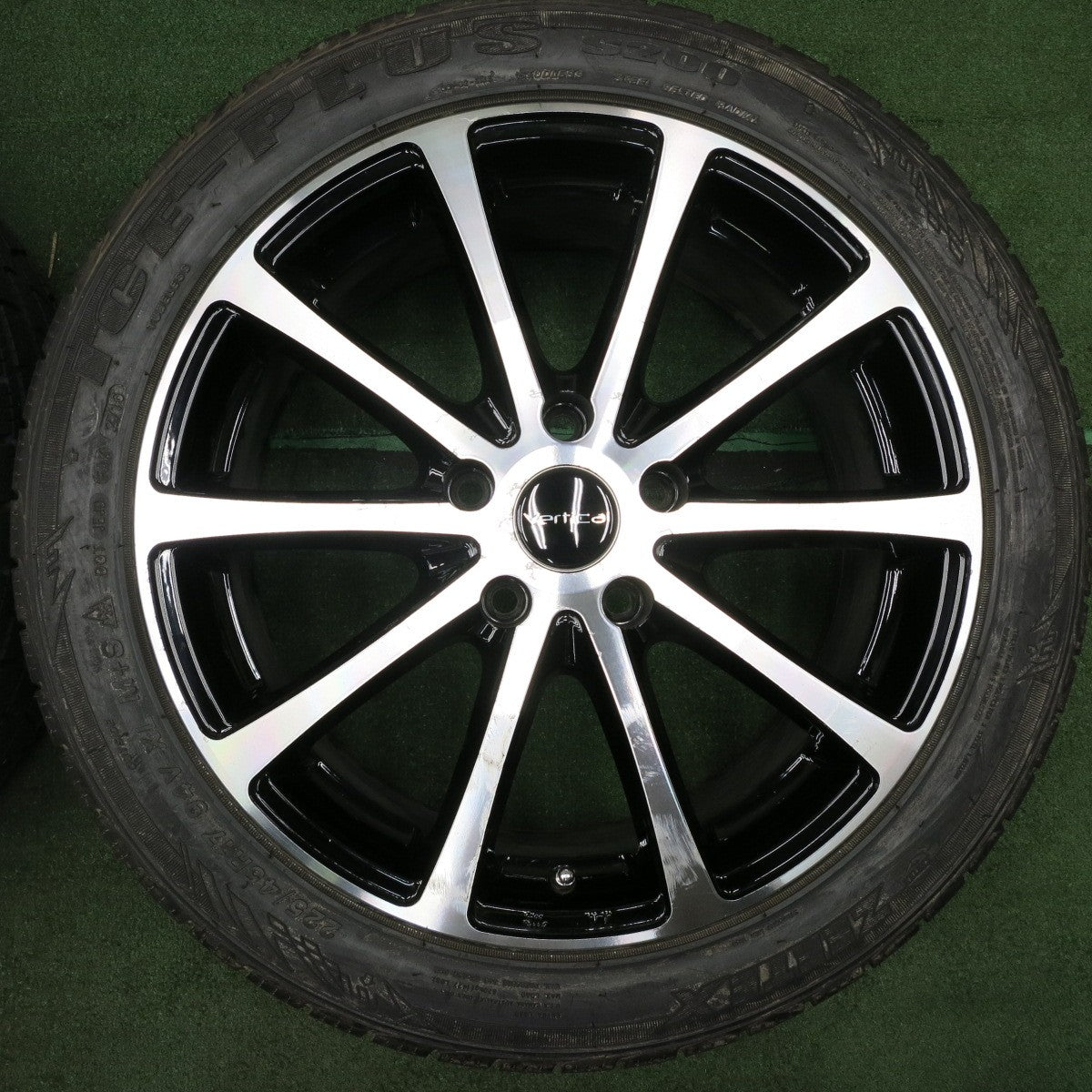 *送料無料* バリ溝！8.5分★スタッドレス 225/45R17 ジーテックス ICE-PLUS Vertical 17インチ PCD114.3/5H★4050307NJス