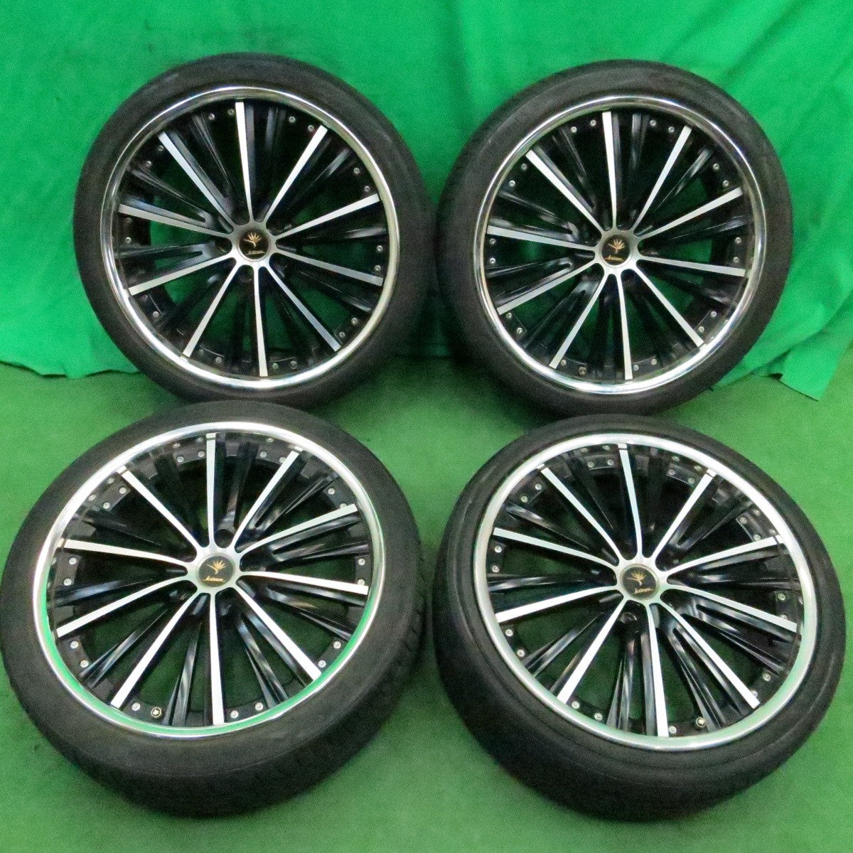 *送料無料* 4本価格★kranze MAGISS 245/35R20 コンチネンタル エクストリームコンタクト DWS06 クレンツェ マジス 20インチ PCD114.3/5H★4050416ナノ