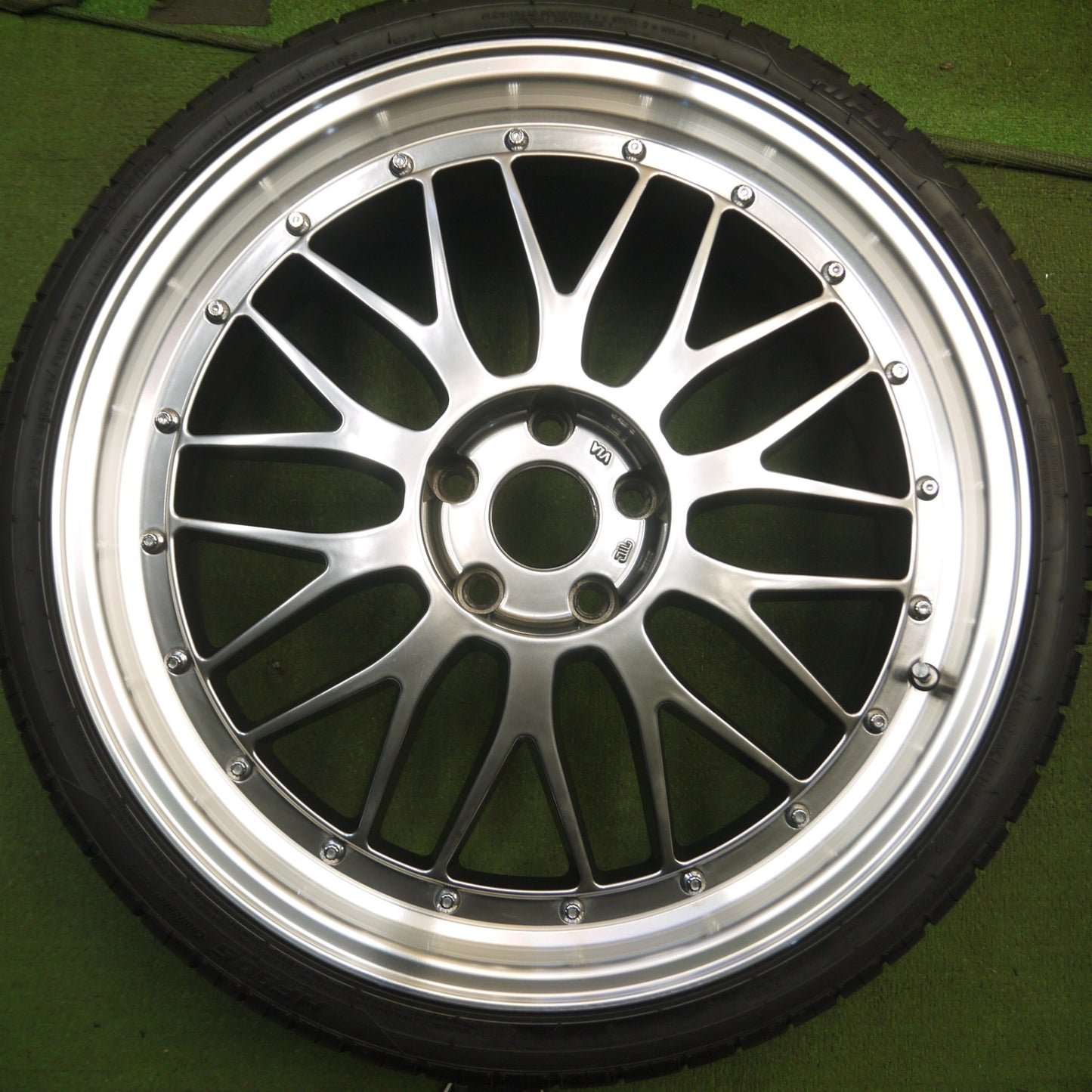 *送料無料* バリ溝！22年！9.5分★BBS LM タイプ 245/30R20 ハイフライ HF805 20インチ PCD114.3/5H★4022806Hノ