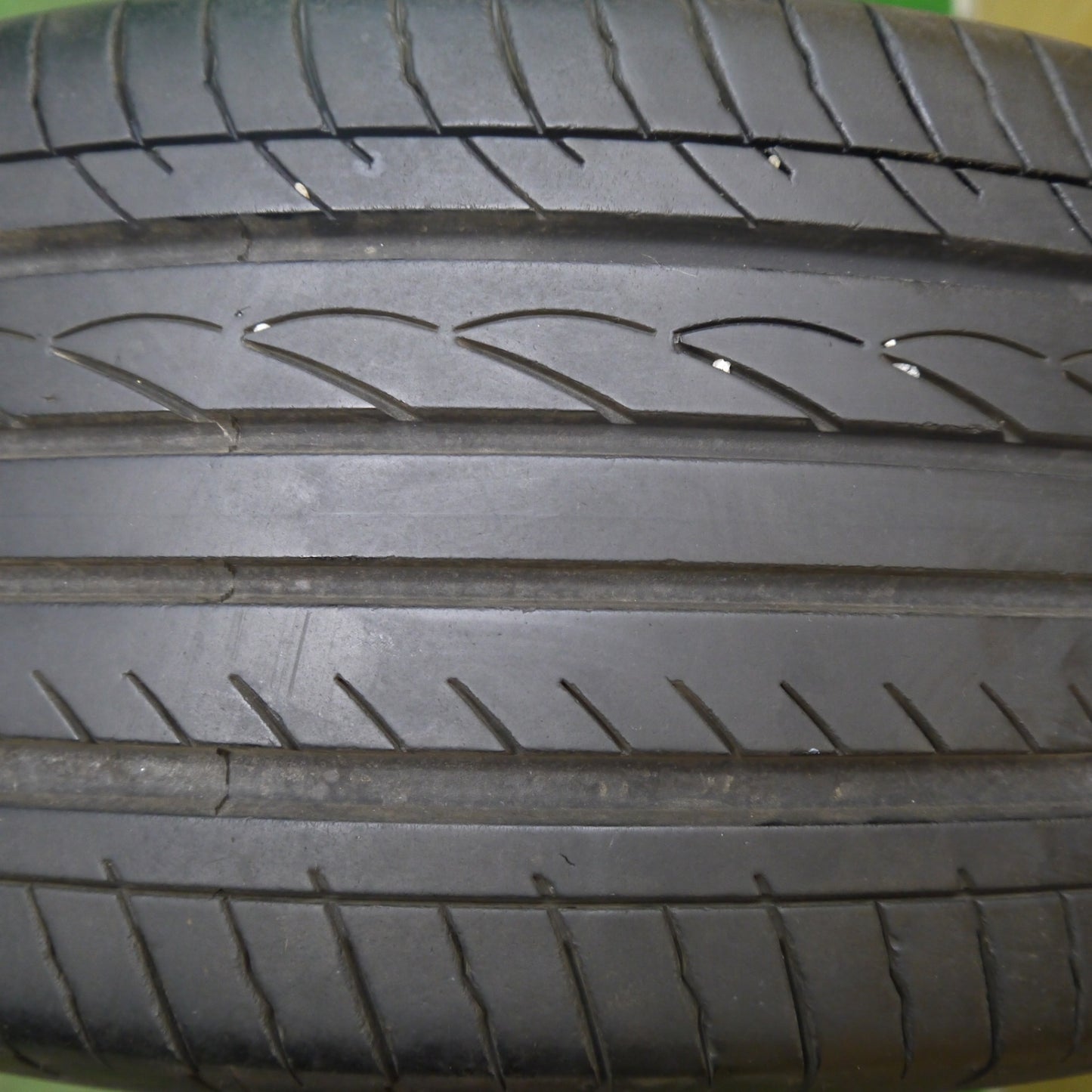 [送料無料] バリ溝！21年！8.5分！1本★ホンダ RC系 オデッセイ アブソルート 純正 225/50R18 ヨコハマ アドバン dB デシベル 18インチ PCD114.3/5H★5040710Hノ
