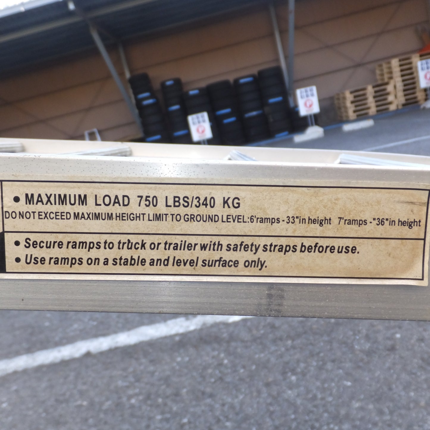 [送料無料] 岐阜発★海外製 アルミラダー MAXIMUM LOAD 750 LBS/340 KG　メーカー 型番 不明★