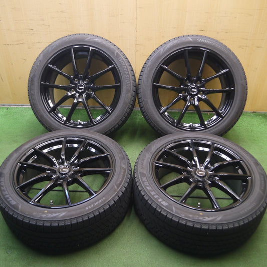 *送料無料* バリ溝！21年！キレイ！9.5分★スタッドレス G.Speed 215/50R18 ブリヂストン ブリザック VRX3 Gスピード 18インチ PCD114.3/5H★4060504Hス