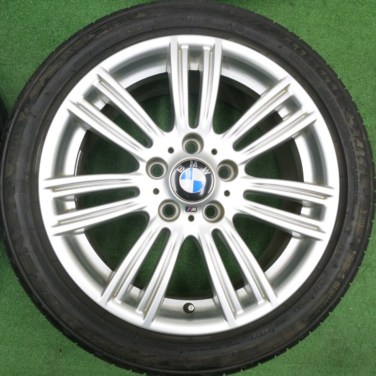 [送料無料] バリ溝！キレイ！9.5分★BMW F20 1シリーズ Mスポーツ 純正 225/45R17 245/40R17 ブリヂストン ポテンザ S001 RFT PCD120/5H★4110201HAノ