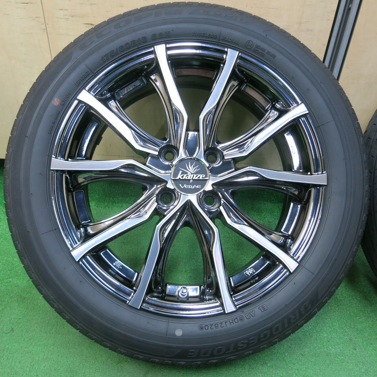 *送料無料* キレイ！20年★kranze VERAE 175/60R16 ブリヂストン エコピア EP150 クレンツェ ヴェラーエ PCD100/4H★4040608イノ