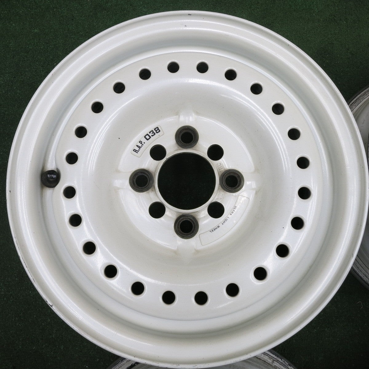 *送料無料* レア 希少★ウルトラ ライト ホイール R.A.P. 038 ULTRA LIGHT WHEEL 13インチ 5J×13 PCD100/4H★4062808HAホ