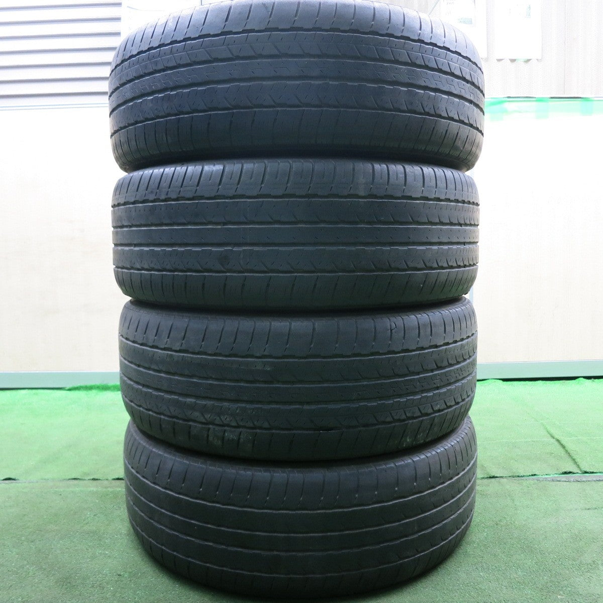 *送料無料* 4本価格★US トヨタ シエナ SE 純正 235/50R19 ダンロップ SPスポーツ 7000 A/S 19インチ PCD114.3/5H★4070901HAノ