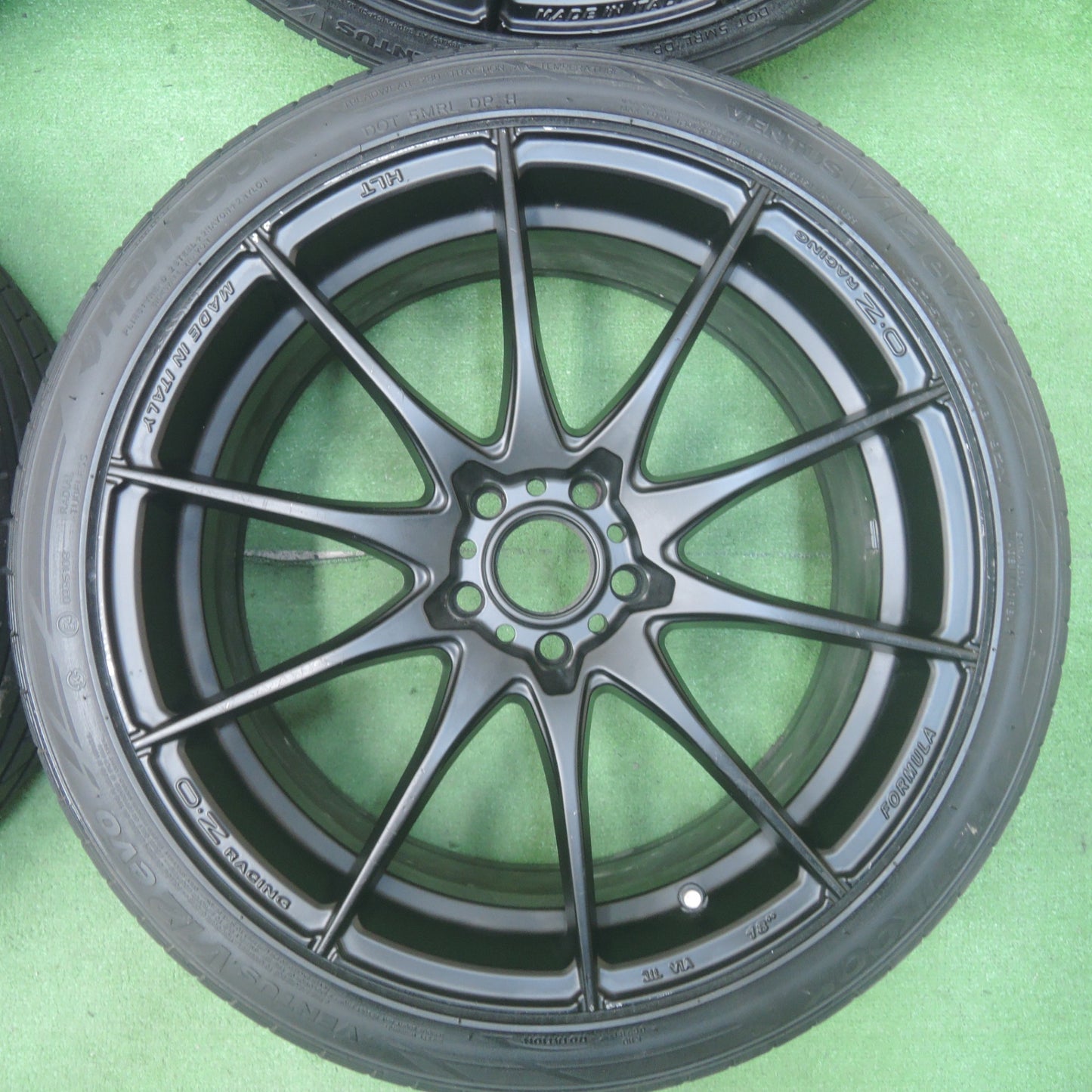 *送料無料* 4本★86 BRZ等 O・Z RACING FORMULA HLT 225/40R18 ハンコック V12 evo ジーテックス HP2000 vfm PCD100/5H★4033004SYノ