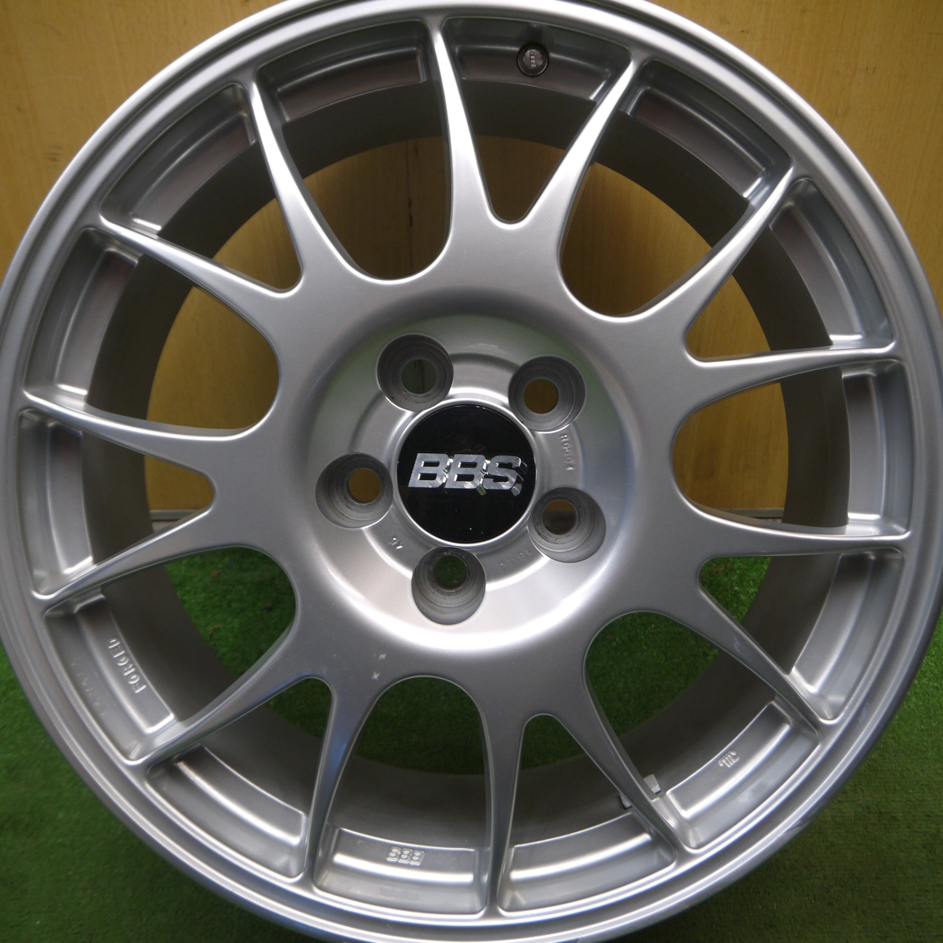 *送料無料* 1本価格★トヨタ クラウン 純正OP BBS RG504 ホイール 18インチ 18×8J PCD114.3/5H★4042603Hホ